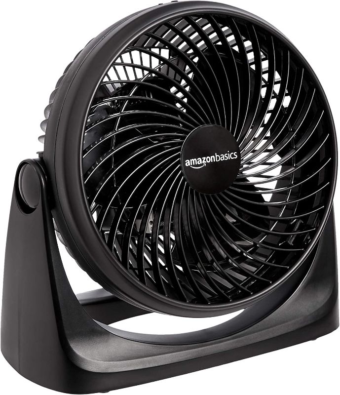 Photo 1 of 3 Speed Small Room Air Circulator Fan, 7-Inch Blade, Black