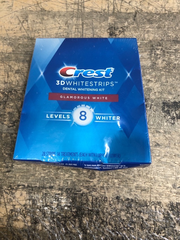 Photo 1 of EXP JUNE 2023 *** 3D Whitestrips Glamorous White At-home Teeth Whitening Kit
