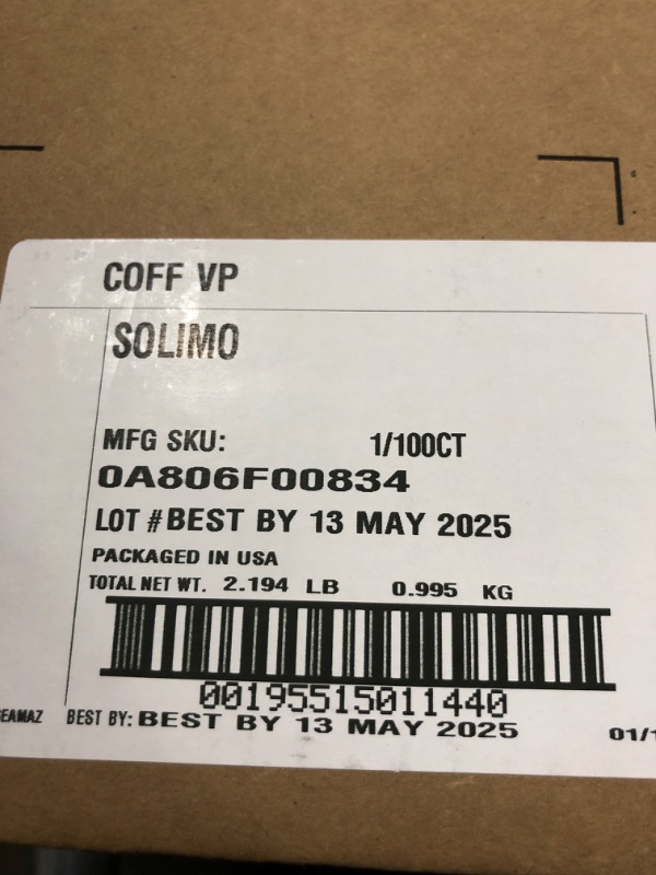 Photo 2 of Amazon Brand - Solimo Variety Pack Light Roast Coffee Pods, Hazelnut and French Vanilla Flavored, Compatible with Keurig 2.0 K-Cup Brewers, 100 Count