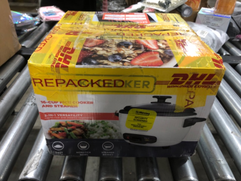 Photo 4 of Black+Decker White 16 cups Programmable Rice Cooker