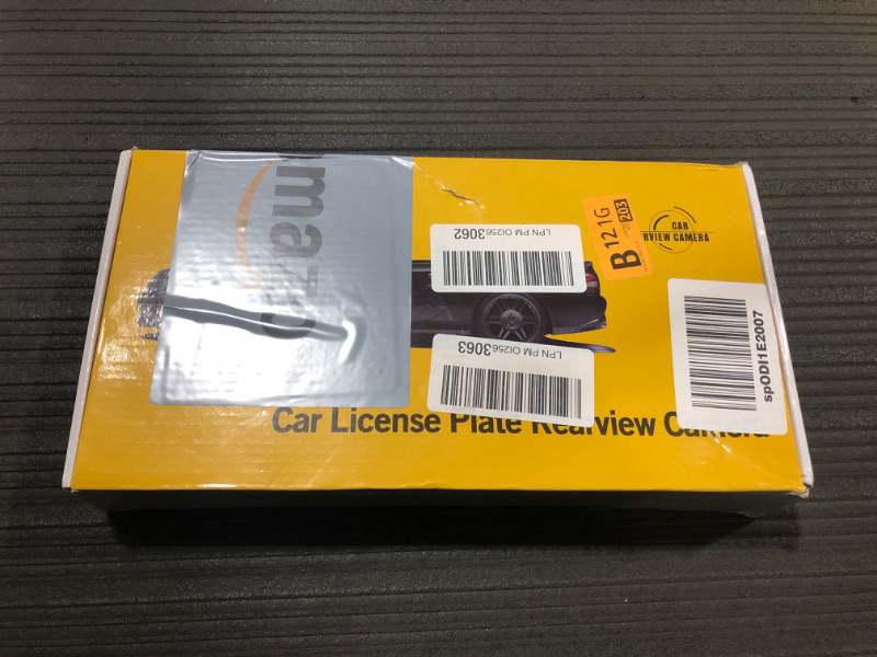 Photo 1 of License Plate Rear View Backup Camera Reverse Parking Back Camera 8 IR LED Night Vision Waterproof 170° Viewing Angle Universal Car License Plate Frame Mount for Cars Easy to Install