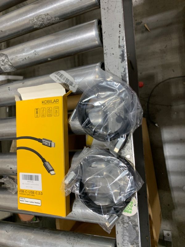 Photo 1 of Kobilar 240W Type C to Type C Fast Charging Cable- USB C Cable for iPhone, MacBook Pro, iPad Pro, Samsung - C to C Cable for Quick Charge (OTP, 2pack-5+5ft)