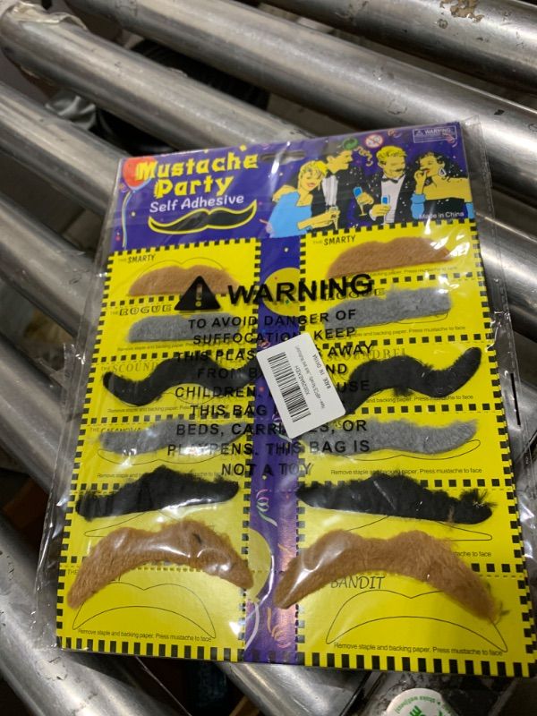 Photo 2 of 48PCS Novelty Fake Mustaches