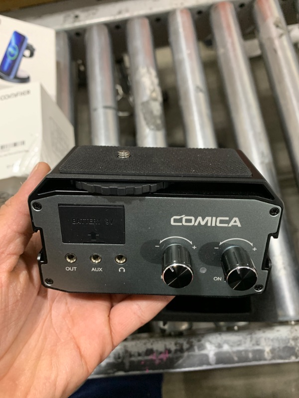 Photo 3 of Comica CVM-AX3 Dual-Channel XLR Audio Mixer with Preamp for DSLRs and Camcorders