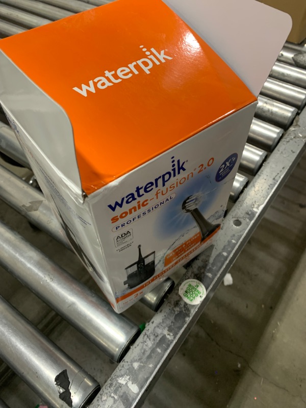 Photo 1 of Waterpik Sonic-Fusion 2.0 Professional Flossing Toothbrush, Electric Toothbrush and Water Flosser Combo In One, Black SF-04, Packaging May Vary Black Version 2.0