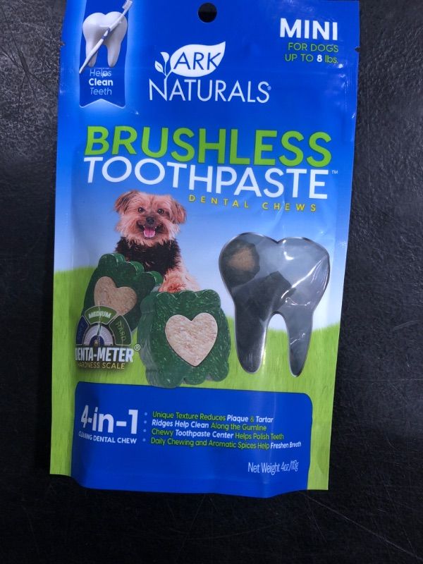 Photo 2 of Ark Naturals Brushless Toothpaste Dental Chew - Mini