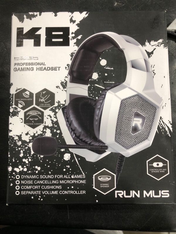 Photo 2 of RUNMUS Gaming Headset for PS4