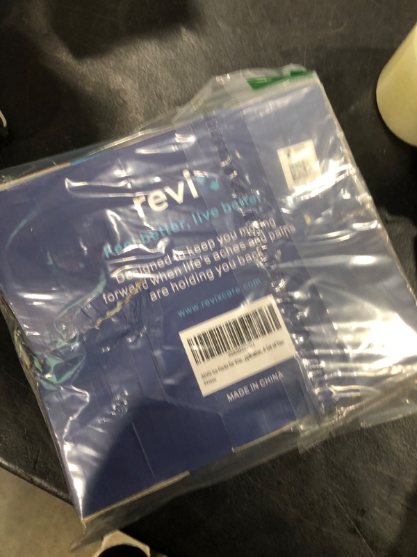 Photo 2 of REVIX Ice Packs for Knee Injuries Reusable, Gel Ice Wraps with Cold Compression for Injury and Post-Surgery, Plush Cover and Hands-Free Application, A Set of Two