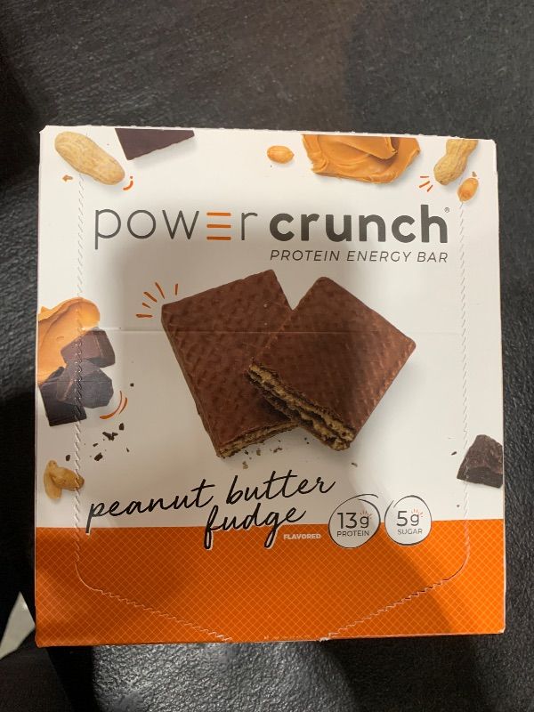 Photo 2 of BioNutritional Research Group Power Crunch Protein Energy Bar Peanut Butter Fudge 12 Bar(S)- EXP JUN 2025