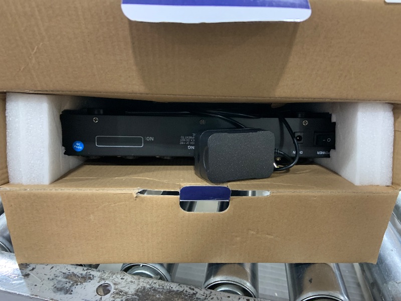 Photo 1 of Professional Audio Mixer, 4 Channel Audio Interface Sound Board Mixing Console System Monitor, NEW BAXS 16-Bit DSP DJ Bluetooth Mixer +48V Phantom Effect For Karaoke Studio Streaming Recording