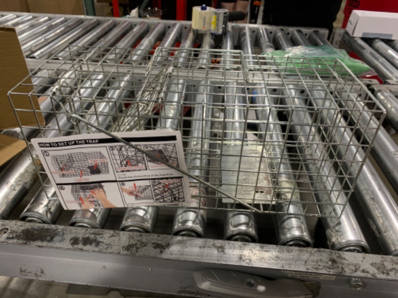 Photo 1 of Anyhall 2-Pack Rat Traps Humane Live Mouse Vole Chipmunk Trap Cage for Indoors and Outdoors (Black)