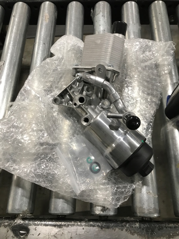 Photo 1 of Engine Oil Cooler Filter Housing Assembly Compatible with Buick Encore/Chevy Cruze Sonic Trax 1.4L 2011-2021 Replace 55566784