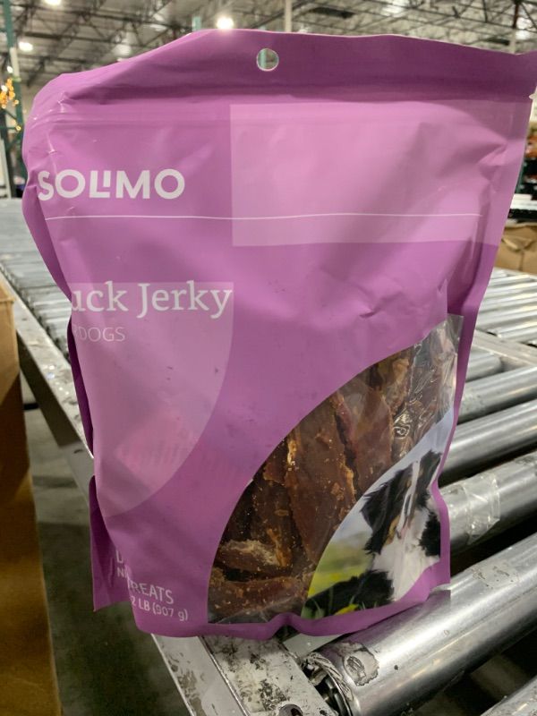 Photo 2 of Amazon Brand - Solimo Duck Jerky Dog Treats, 2 Pound (Pack of 1)