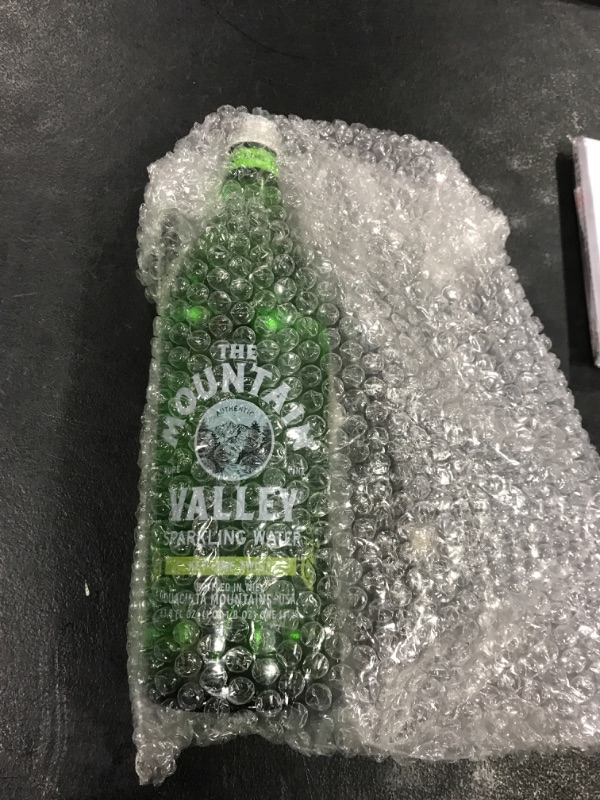 Photo 1 of Mountain Valley Spring Sparkling Water Lime, 1 Ounce
