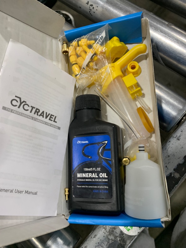 Photo 3 of cyctravel Brake Bleed Kit for Shimano Hydraulic Brakes. Bicycle Hydraulic Brake Bleed Kit Including 150ML Mineral Oil Brake Fluid and Step by Step Instructions.