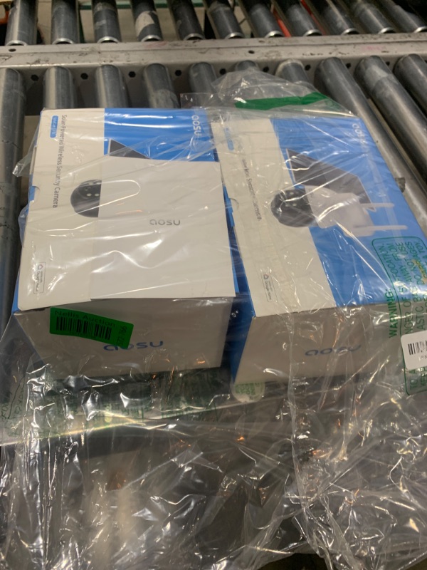 Photo 1 of Uniter 4K Solar Security Camera Wireless Outdoor, 8MP 2.4GHz WiFi PTZ Camera Battery Powered, 360°View Home Security Systems with Color Night Vision,Spotlight Siren,PIR Sensor, 2 Pack