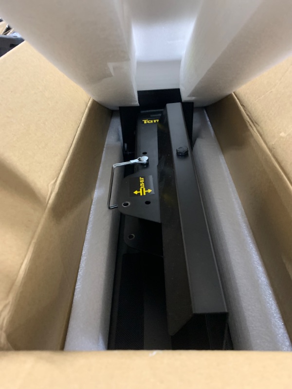 Photo 1 of Tanfix Foldable | Heavy-Duty Ladder Extender Pro, High Strength Steel Material Design Ladder Extension Pro for Stairs w/Non-Slip Mat, 9.25-15.5" Adjustable Height, Applicable Ladder Feet Spacing 20"