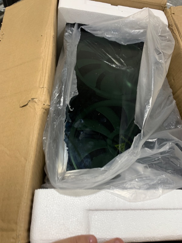 Photo 1 of GAMDIAS ATX Mid Tower Gaming Computer Case for Desktops & PC, 2X 200mm ARGB LED PC Case Fans Sync with Motherboards, Support Front 360mm & Top 240mm Cooler, Front & Side Tempered Glass Black