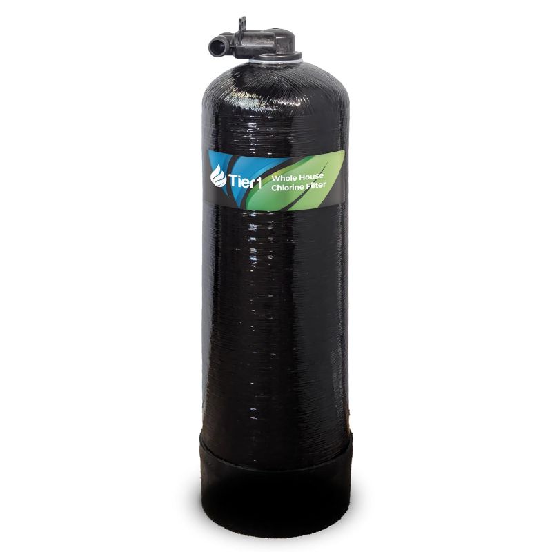 Photo 1 of Tier1 Whole House Chlorine Filter | 600,000 Gallon Capacity, 5-6 Year Life | Pre-Filled Carbon Tank with 1 Cubic Foot of Premium Acid-Washed Granular Activated Carbon | Home Water Filtration System