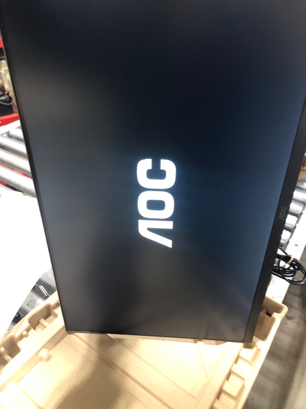 Photo 3 of AOC 27B30H 27” Frameless IPS Monitor, FHD 1920x1080, 100Hz, 103% sRGB, for Home and Office, HDMI x1, VGA x1, Low Blue Mode, VESA Compatible, Black