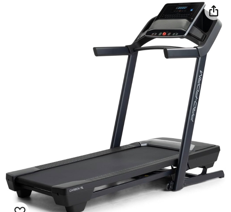 Photo 1 of ProForm Carbon TL; Treadmill for Walking and Running with 5” Display, Built-in Tablet Holder and SpaceSaver Design