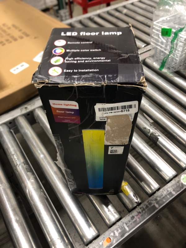 Photo 1 of Marlrin 2-Pack RGB Corner Floor Lamp for Living Room APP Smart Music Sync Color Changing LED Lights Bedroom Colorful Decoration Lamp Soft Mood Lighting Dimmable with Remote Control