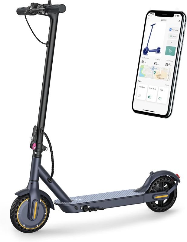 Photo 1 of NAVIC Electric Scooter, Up to 19 Mph, 18-23 Miles Range Foldable E-Scooter for Adults, Electric Scooter Adults with App Control, Dual Braking System for Commuting