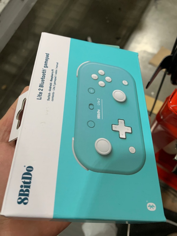 Photo 1 of 8Bitdo Lite 2 Bluetooth Gamepad for Switch, Switch Lite, Android and Raspberry Pi (Turquoise)