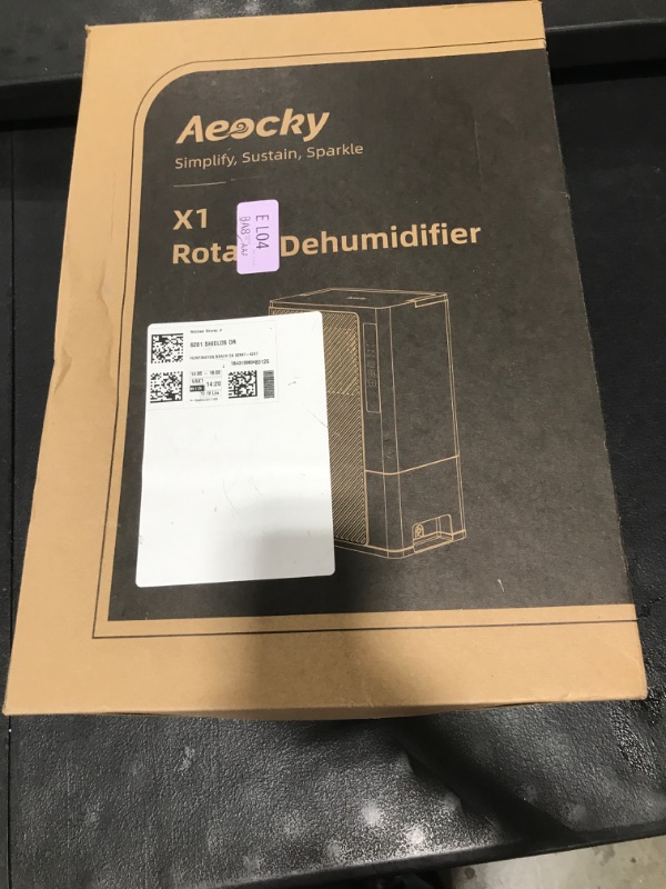 Photo 2 of 1200 SqFt Rotary Dehumidifier AEOCKY 10 Pint Dehumidifier for Bedroom with Drain Hose,Never Frost,Ultra Quiet Small Portable Desiccant Dehumidifiers for Basement, Home, Bathroom, RV