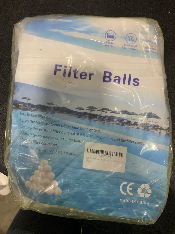 Photo 2 of 1.5Lb Pool Filter Balls Pool Filter Media for Swimming Pool Sand Filters (Equals 50 lbs Pool Filter Sand)