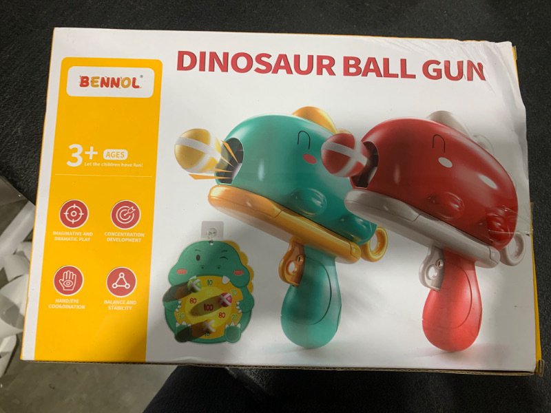 Photo 2 of Bennol Outdoor Toys Gifts for 3 4 5 6 Year Old Boys Kids, Dinosaur Outdoor Games Dart Board Toys for Kids Ages 3-5 6-8, Birthday for 3 4 5 6 Year Old Boys Kids