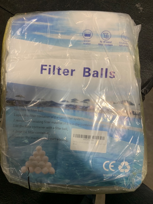 Photo 2 of 1.5Lb Pool Filter Balls Pool Filter Media for Swimming Pool Sand Filters (Equals 50 lbs Pool Filter Sand)