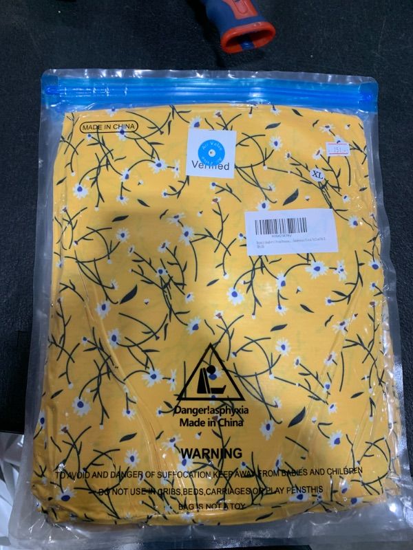 Photo 1 of Duppoly Spaghetti Strap Dresses for Women Casual Sundress for Women Beach A Line Summer Dress for Women Midi Ruched Swing Pleated Sexy Sleeveless Sundresses Floral Yellow F64 XL