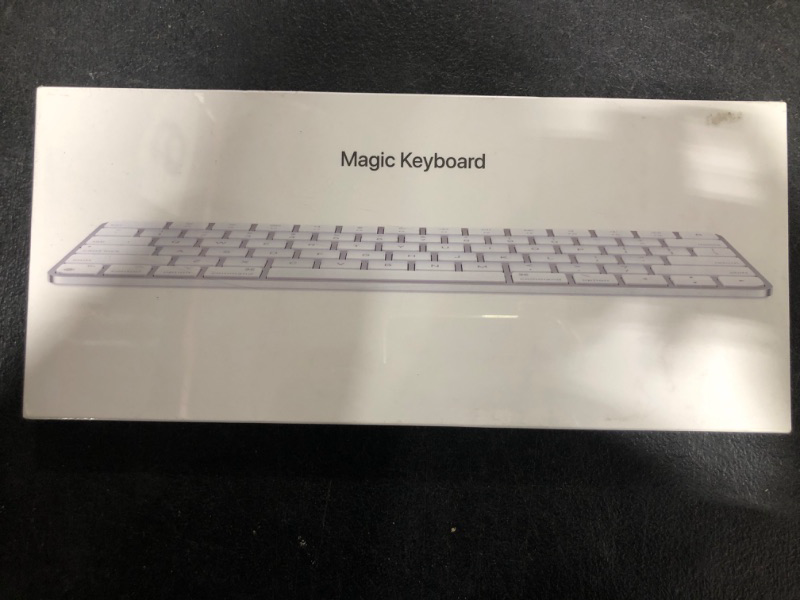 Photo 2 of Apple Magic Keyboard Wireless Bluetooth Rechargeable Works with Mac iPad iPhone US English White