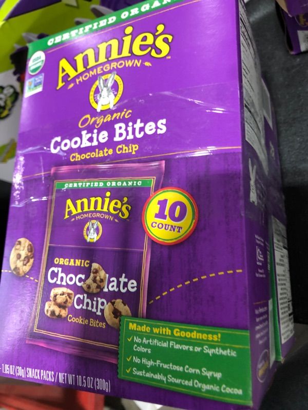 Photo 2 of 2 PACK Annie's Organic Chocolate Chip Cookie Bites