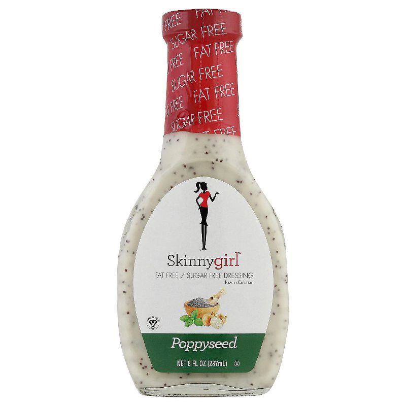 Photo 1 of Skinnygirl Fat-Free Salad Dressing, Sugar-Free Poppyseed, 8 Ounce 12 PACK 