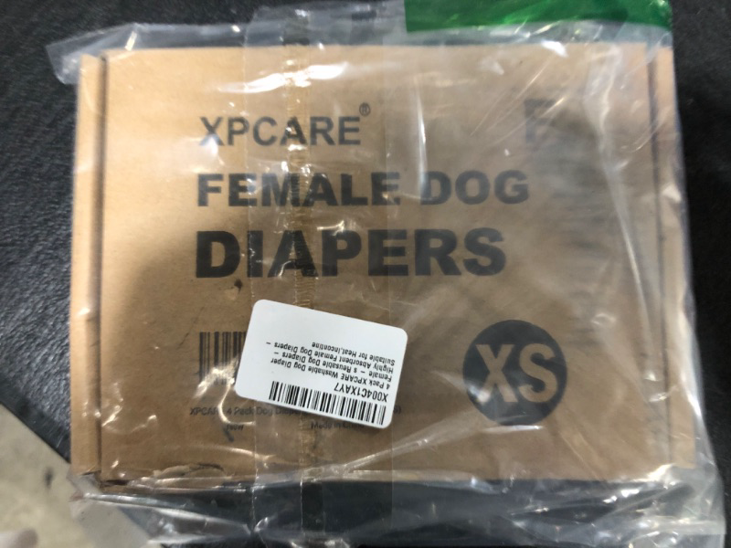 Photo 2 of XPCARE Washable Dog Diaper Female - 4 Packs Reusable Dog Diapers - Highly Absorbent Female Dog Diapers - Suitable for Heat,Incontinence or Excitatory Urination