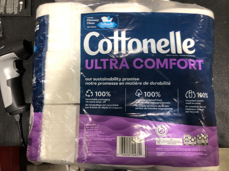 Photo 2 of Cottonelle Ultra Comfort Toilet Paper, 9 Mega Rolls (9 Mega Rolls = 36 Regular Rolls), 244 Sheets per Roll, Packaging May Vary