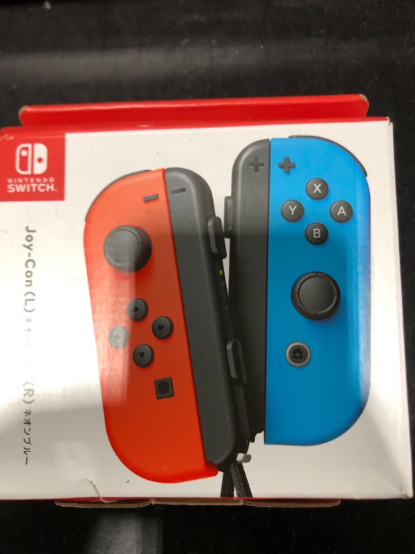 Photo 2 of Nintendo Joy-Con (L) neon red / (R) neon Blue