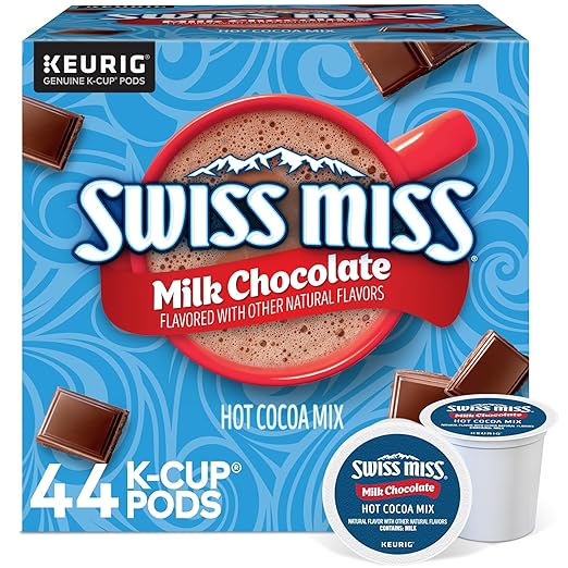 Photo 1 of Swiss Miss Milk Chocolate Hot Cocoa, Single-Serve Keurig K-Cup Pods, Hot Chocolate, 44 Count- EXP 9/2025
