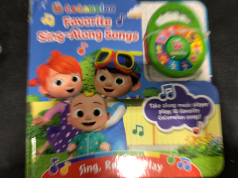 Photo 2 of CoComelon Favorite Sing-Along Songs - Children's Deluxe Music Player Toy and Board Book Set, Ages 1-5 Board book – Sound Book, January 14, 2022
