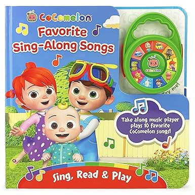 Photo 1 of CoComelon Favorite Sing-Along Songs - Children's Deluxe Music Player Toy and Board Book Set, Ages 1-5 Board book – Sound Book, January 14, 2022
