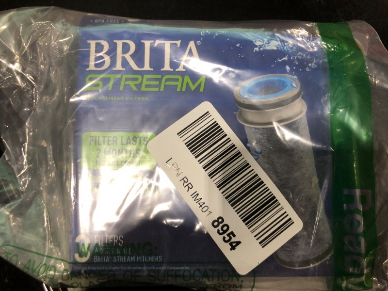 Photo 2 of Brita Stream Pitcher Replacement Water Filter - 3ct