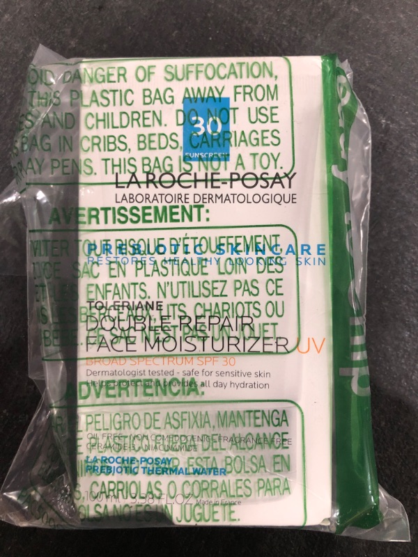 Photo 2 of La Roche-Posay Toleriane Double Repair UV SPF Moisturizer for Face, Daily Facial Moisturizer with Sunscreen SPF 30, Niacinamide and Glycerin, Oil Free, Moisturizing Sun Protection
