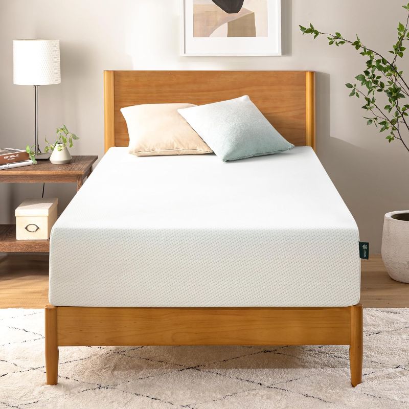 Photo 1 of 10 Inch Memory Foam Mattress ,Short King , Medium Firm Feel, Zoned Pressure Relief, Certified Safe Foams & Fabric, Mattress in A Box