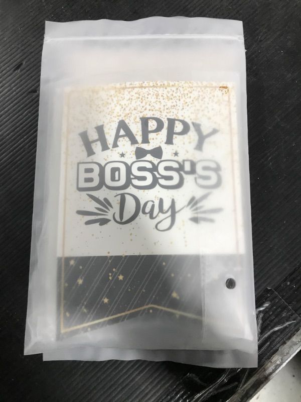 Photo 2 of Happy Boss Day Decorations - Konsait Black and Gold Boss Day Decorations Banner and Balloons, Boss Day Party Decorations for Office, Boss Day Party Decor Supplies