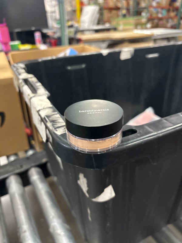 Photo 2 of bareMinerals Original Loose Powder Foundation SPF 15, Lightweight Mineral Loose Powder Foundation Makeup, Buildable Coverage, Talc Free, Vegan Medium Beige 12 0.28 Ounce (Pack of 1)