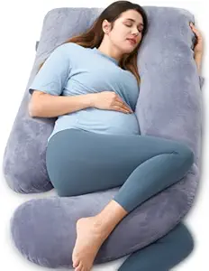 Photo 1 of Momcozy Pregnancy Pillows for Sleeping, U Shaped Full Body Maternity Pillow with Removable Cover - Support for Back, Legs, Belly, HIPS for Pregnant Women, 57 Inch Pregnancy Pillow for Women,  COPPER