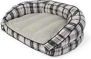 Photo 1 of La-Z-Boy Petmate Harper Sofa Large Dog Bed Oxford Plaid 43x35 Inches for Dogs up to 125lbs with Durable Removable Washable Cover
