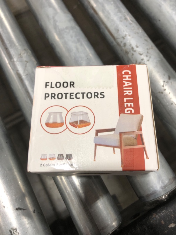 Photo 3 of 2023 New Chair Leg Floor Protectors for Hardwood Floors Felt Furniture Pads Silicone Caps 16 Pack Non Slip Reduce Noise Clear Round Medium Fit 3/4" ~ 1-3/16" (19~30mm) Round Medium Clear-16pack